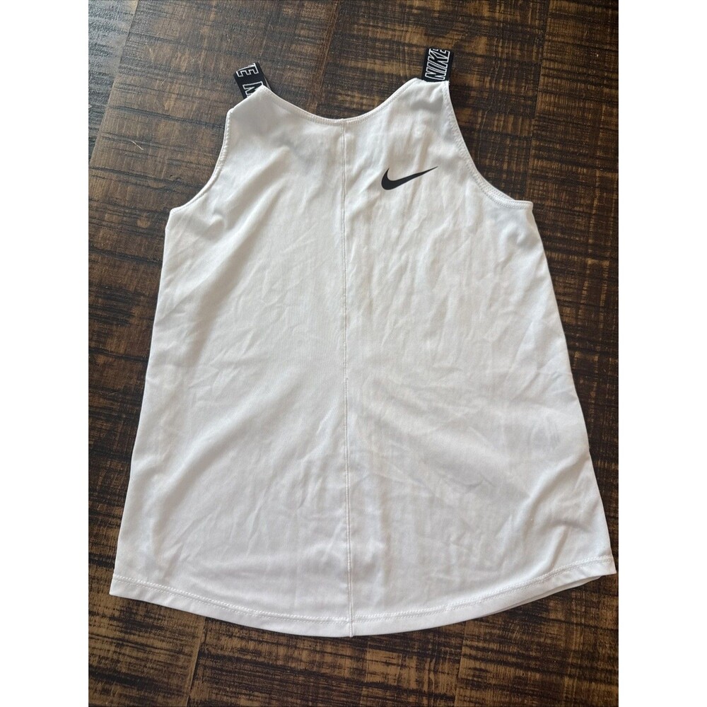 Nike Dri Fit Dry Tank Top Womens Small White Workout. Smoke Free Home.  Vintage